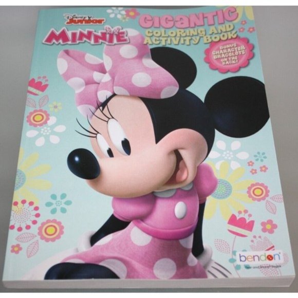 Disney's Junior Minnie Gigantic Coloring and Activity Book l 2022 192 Pages New - Picture 1 of 3
